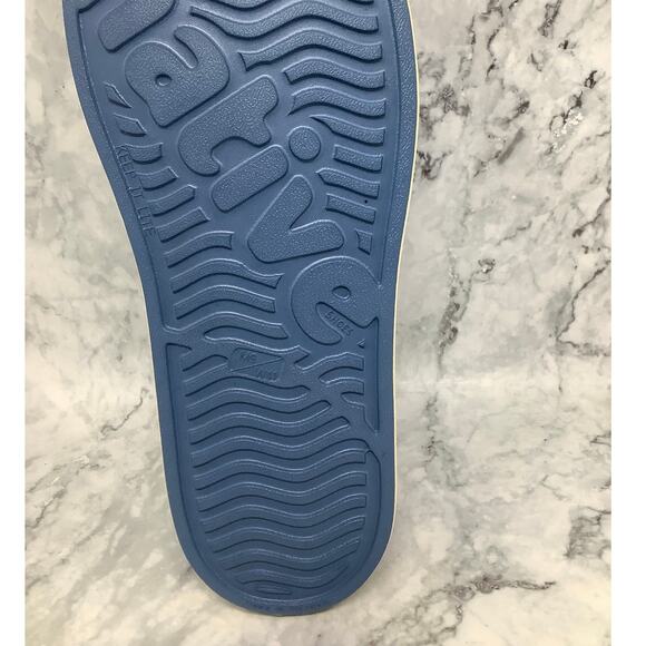 Native Shoes Mens 9 Oasis Blue Jefferson Slip On Sneaker Perforated P2-61 - Picture 6 of 9